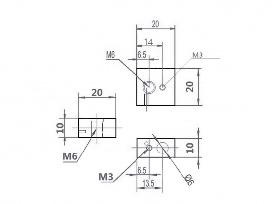 Heat block MK7 / MK8